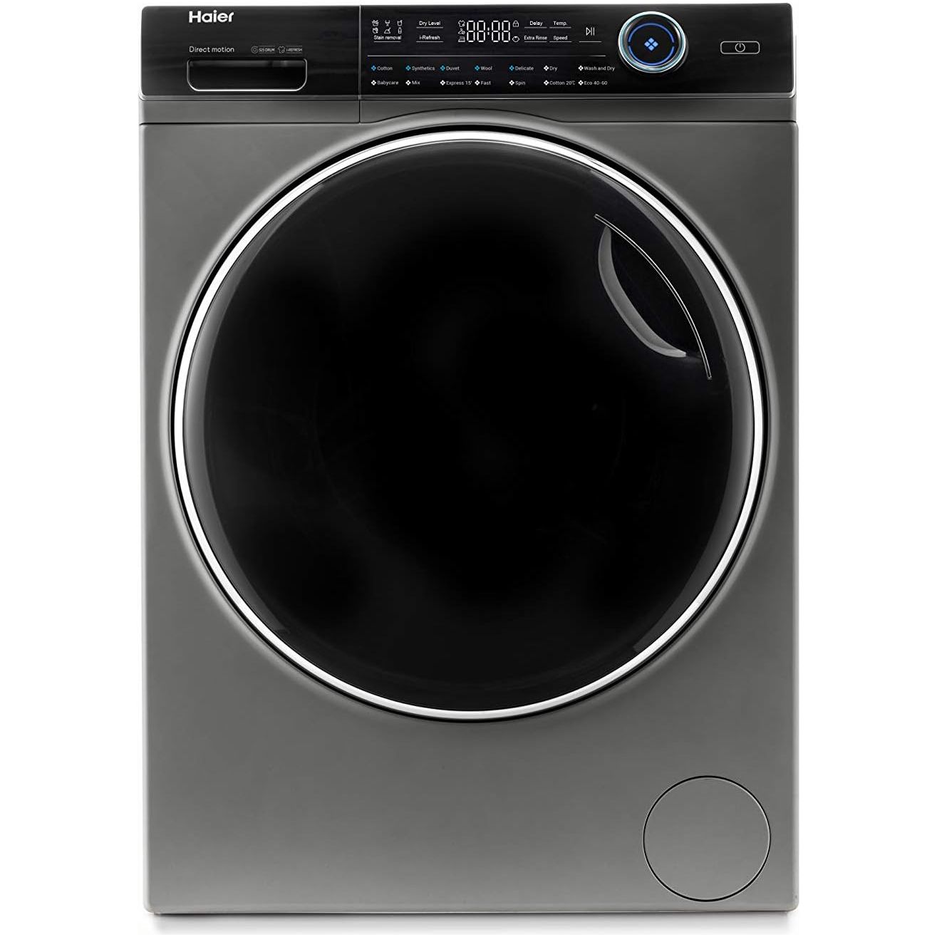 Haier Freestanding 10Kg Washer Dryer Graphite