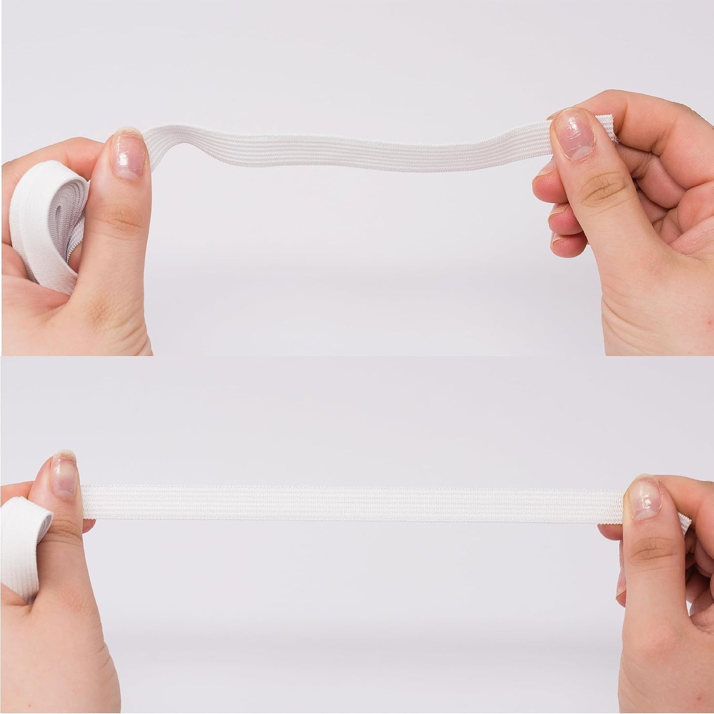 Korbond Elastic – White 12mm x 2m