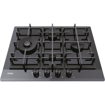 Haier 60cm 4 Burner Gas on Glass Hob