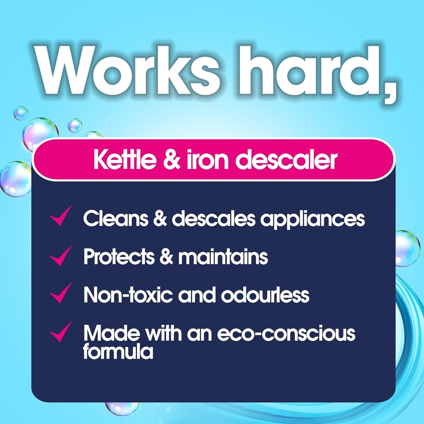 Ecozone Kettle Iron Descaler 3 Sachets
