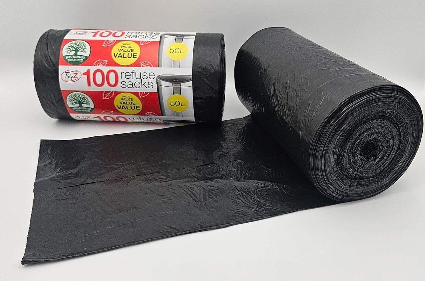 Tidyz Refuse Sacks 50l Pk100