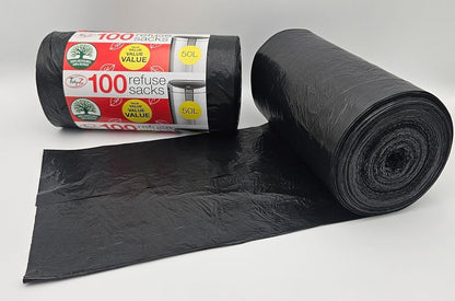 Tidyz Refuse Sacks 50l Pk100