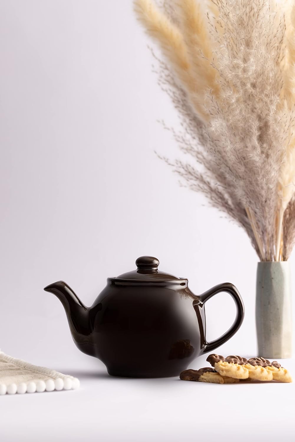 Price & Kensington Rockingham Brown Gloss Teapot