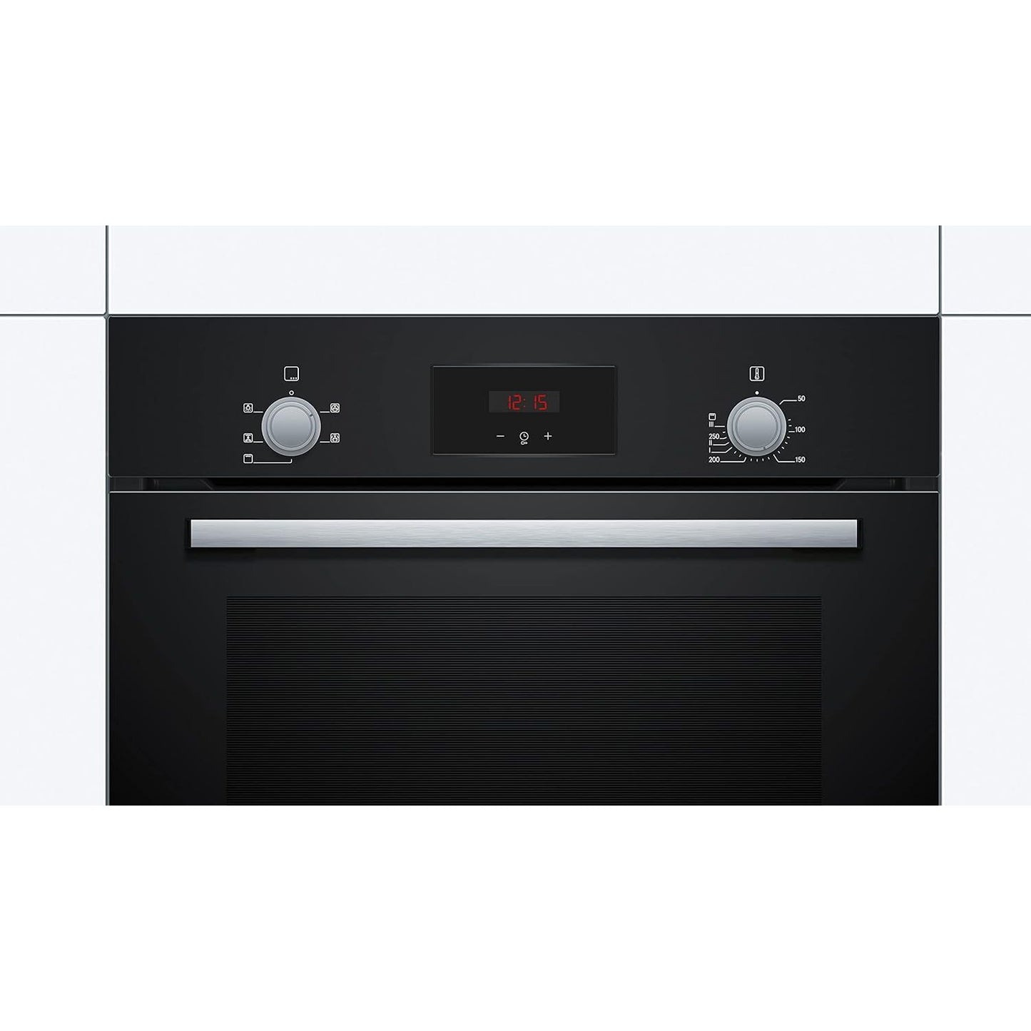 Bosch A Rated Built-In Electric Single Oven Black