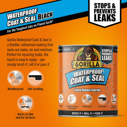 Gorilla Waterproof Coat & Seal Black