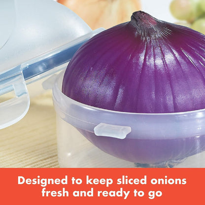 Lock & Lock Food Storage Container - Onion Dome - Round with Domed Lid 300ml (114 x 93mm)