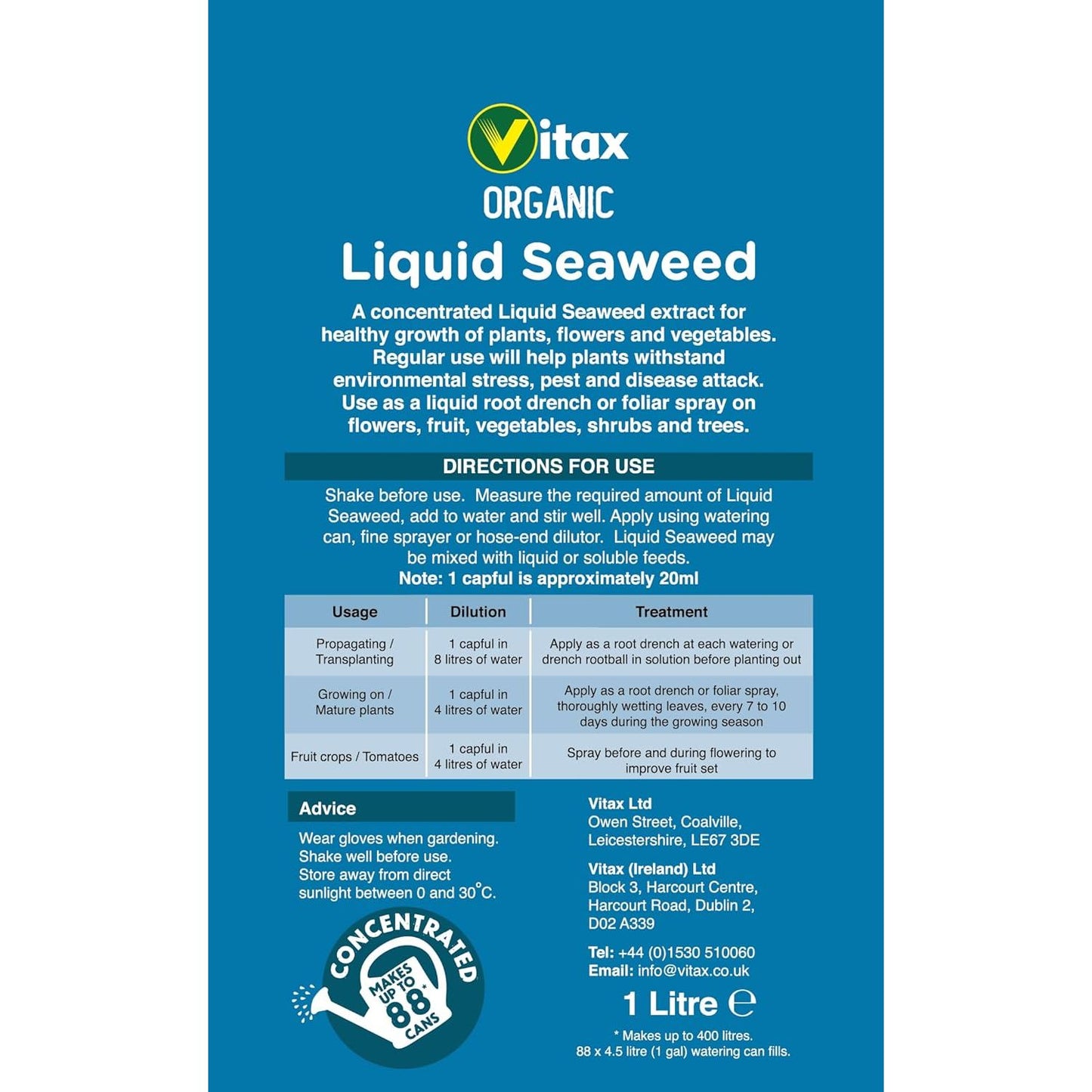 Vitax Organic Liquid Seaweed