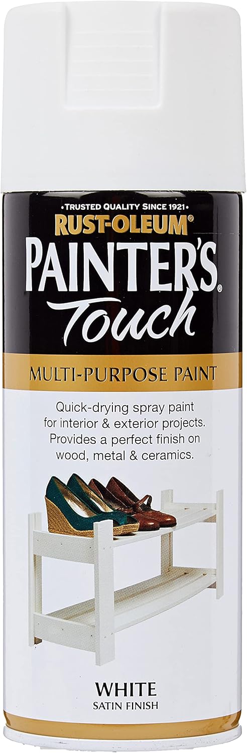 Rustoleum Painter Touch Aerosol Wh/Stn 400ml