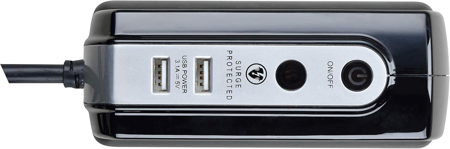 Masterplug USB Plug In 4 Gang Socket