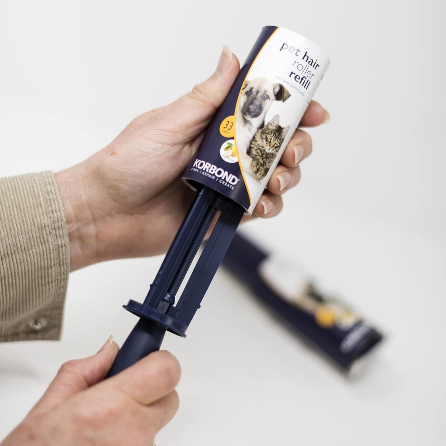 Korbond Pet Hair Roller Refill Fragranced