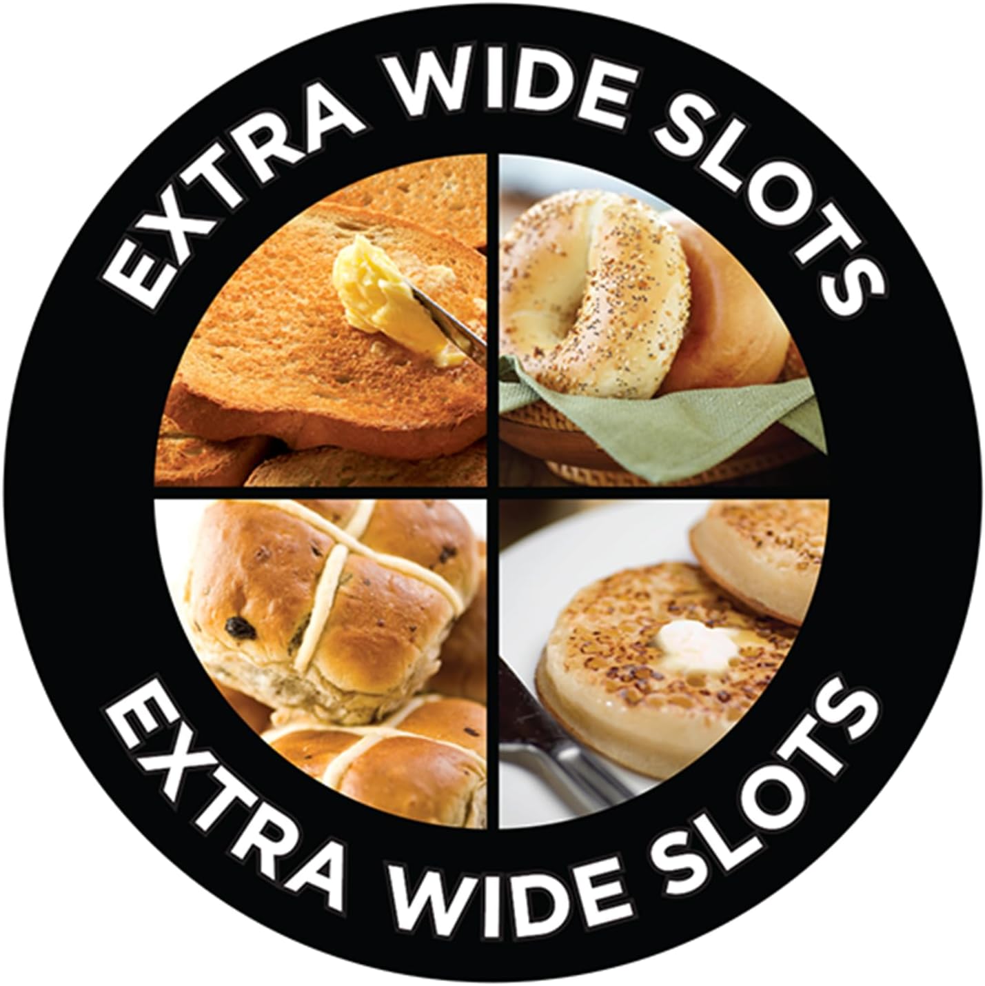 Russell Hobbs Textures Toaster Grey