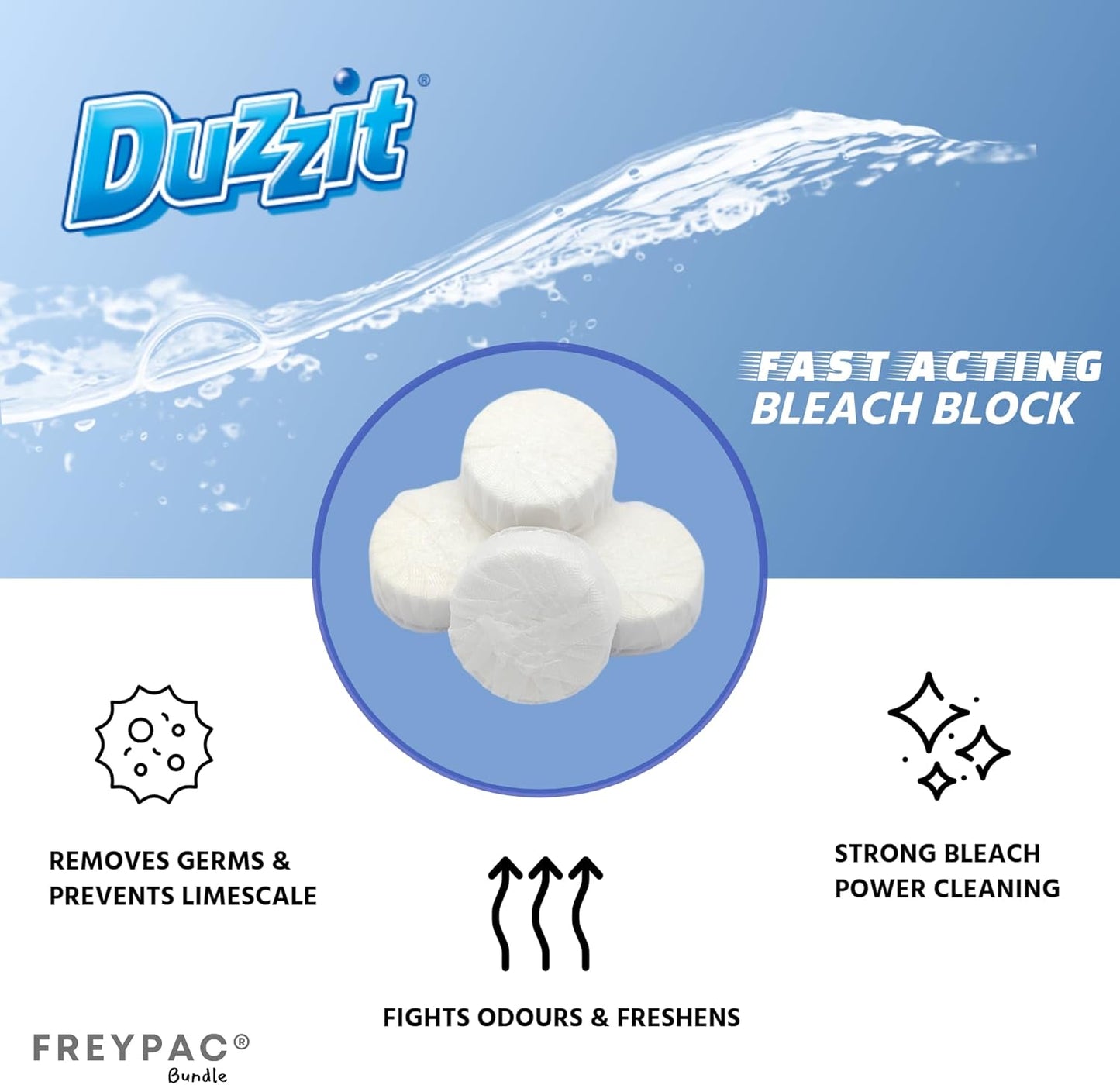 Duzzit Power Bleach Toilet Block