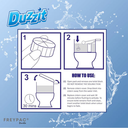 Duzzit Power Bleach Toilet Block