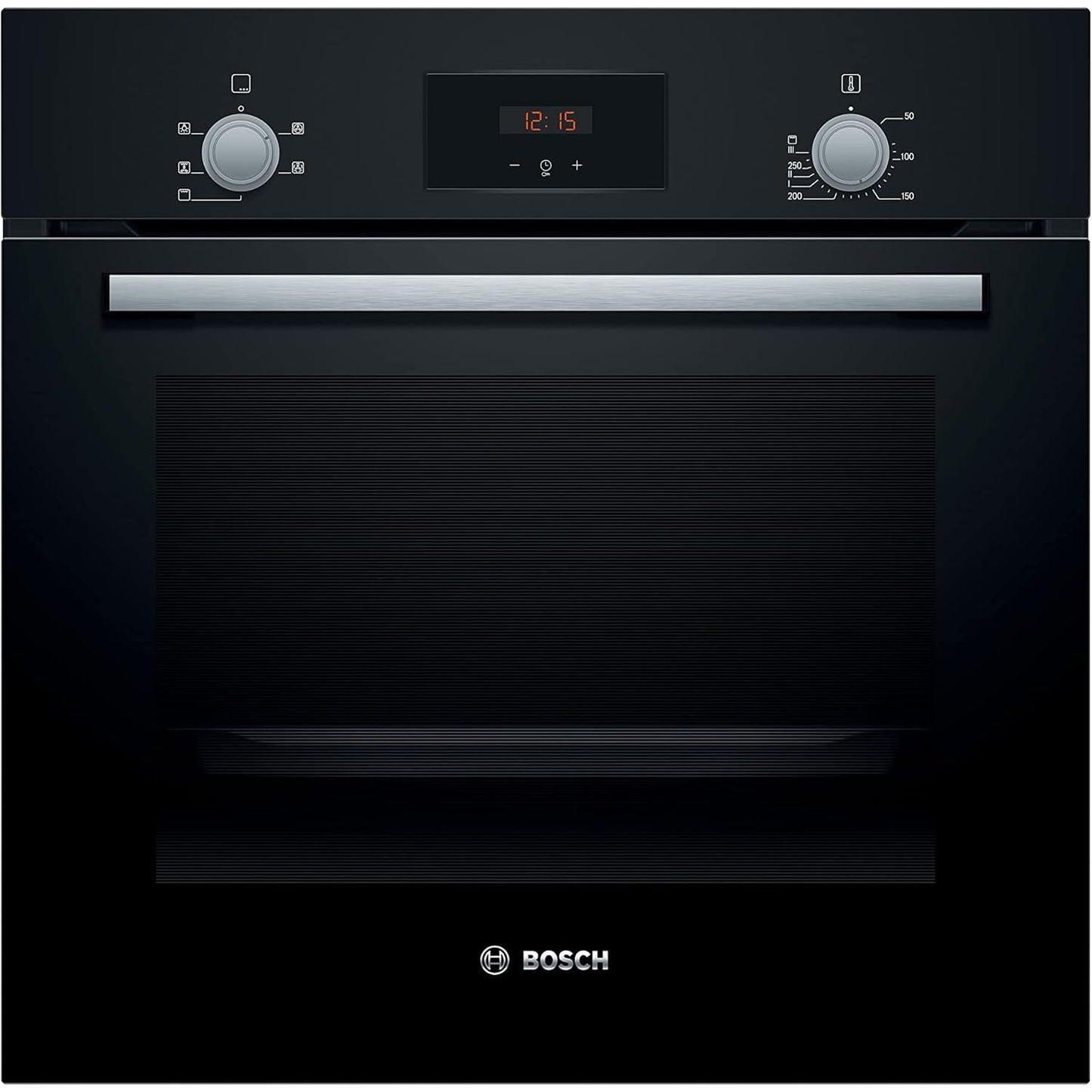 Bosch A Rated Built-In Electric Single Oven Black