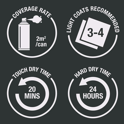 Rustoleum Painter Touch Aerosol Hw/Stn 400ml