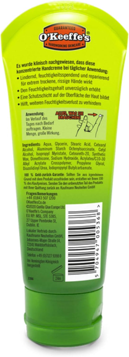 Eccema en las manos trabajadoras de O'Keeffe