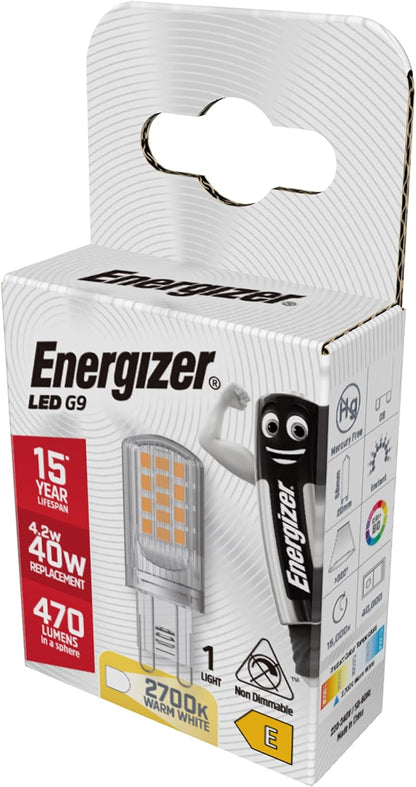 Energizer LED G9 4.2w 470lm Dimmable