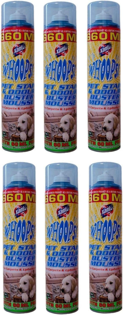 Xanto Vamoosh Pet Stain & Odour Buster Mousse 600ml