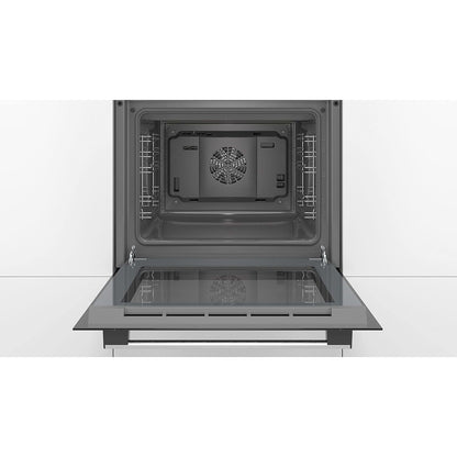 Bosch Series 2 Single Electric Oven + 60cm 4 Burner Gas Hob Bundle