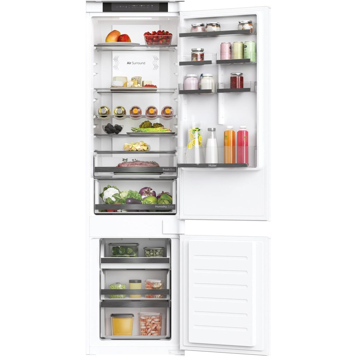 Haier 70/30 Extra Tall NoFrost Fridge Freezer