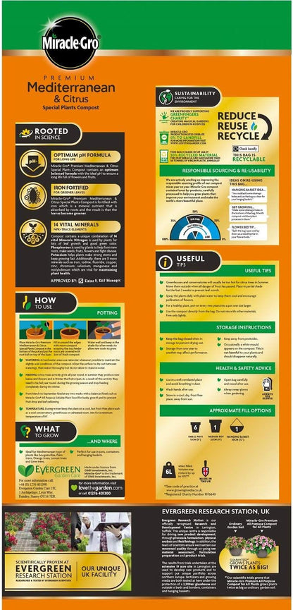 Miracle-Gro® Mediterranean & Citrus Compost