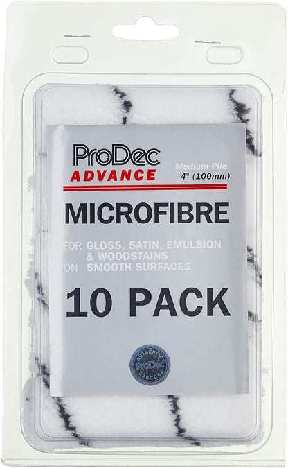 ProDec Advance 4" Microfibre Med Pile Mini Rollers