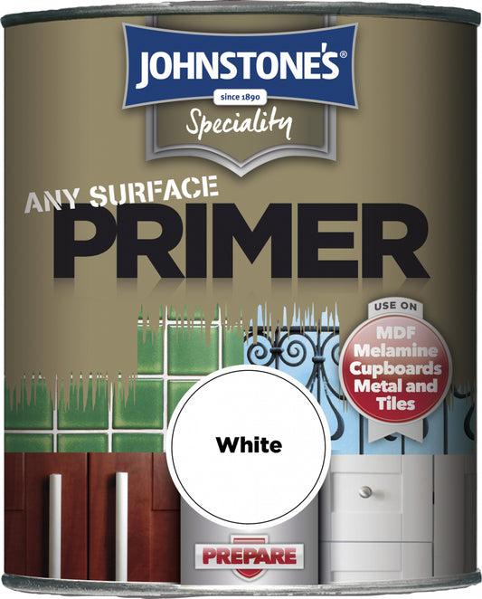 Johnstone's Any Surface Primer 250 ml Blanc