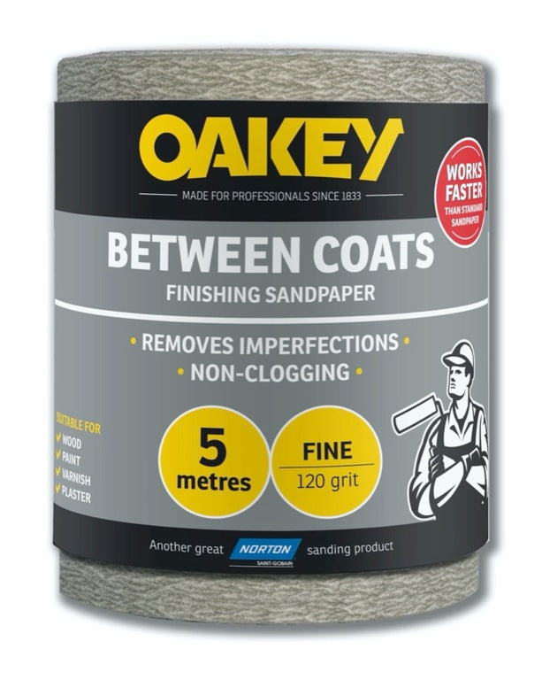 Norton Oakey Between Coats Rolls - 5m x 115mm