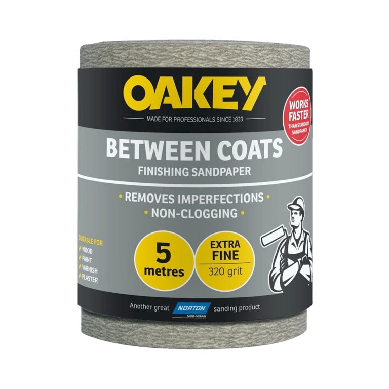 Norton Oakey Between Coats Rolls - 5m x 115mm