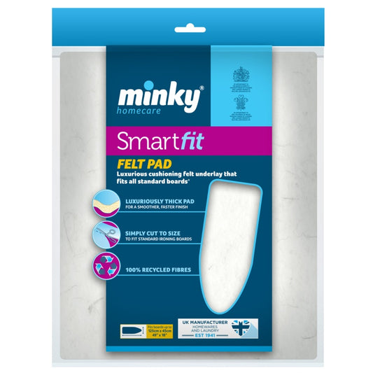 Funda de almohadilla de fieltro Minky Smartfit