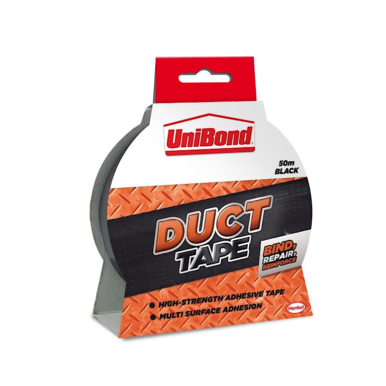 UniBond Duct Tape Black 50mm x 50m