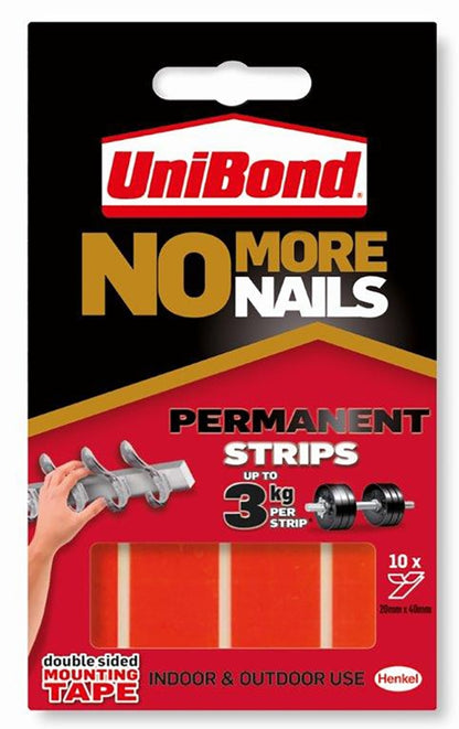 UniBond No More Nails Permanent Strips