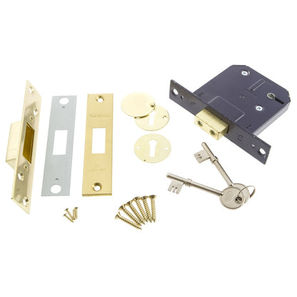 Sterling Mortice Deadlock Nickel Plated