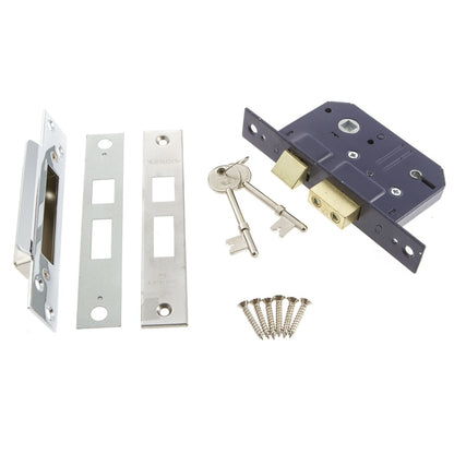 Sterling Mortice Sashlock Nickel Plated