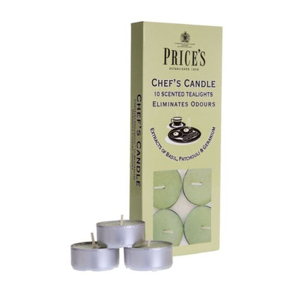 Velas de té Price's Candles Chefs