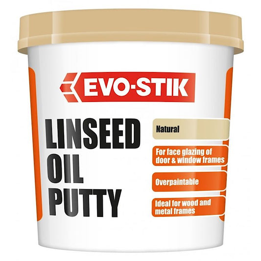 Evo-Stik Multi-Purpose Linseed Oil Putty 2kg Natural