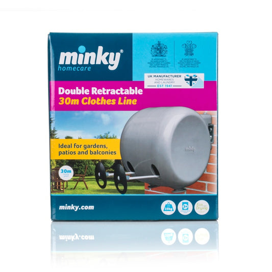 Minky Retractable Clothes Line 2 x 15m