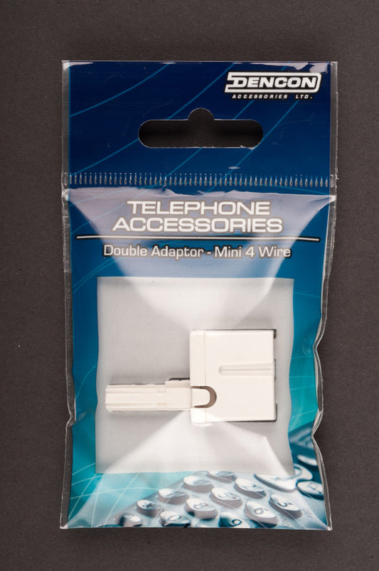 Dencon 2 Way Telephone Adaptor Ind. Display Pack