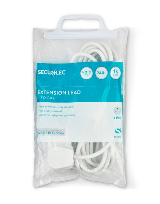 Securlec 1 Gang Extension Lead