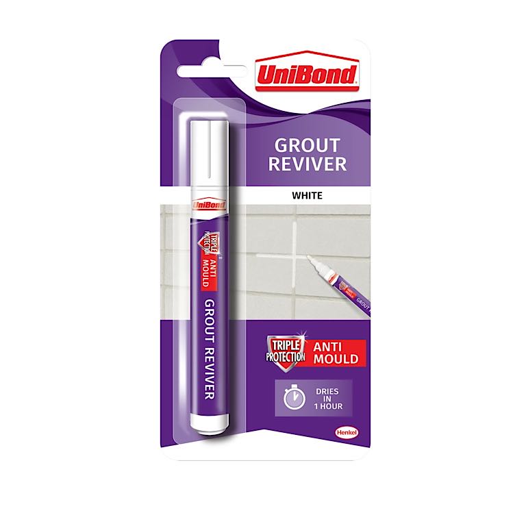 UniBond Grout Reviver for Walls (Pen) 7ml Ice White