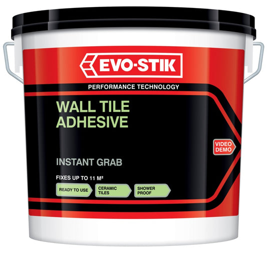 Evo-Stik Tile A Adhésif Mural Antidérapant pour Carreaux de Céramique 10L