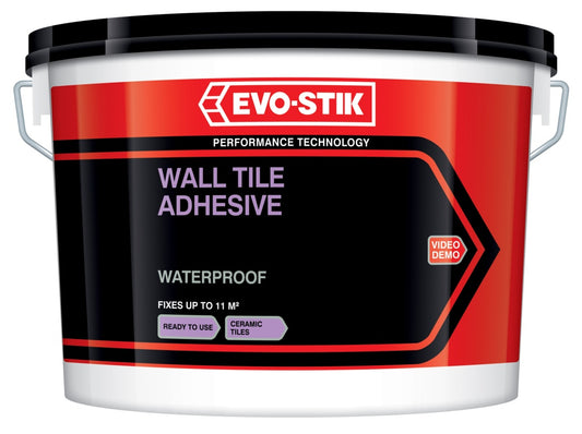 Evo-Stik Waterproof Wall Tile Adhesive for Ceramic Tiles