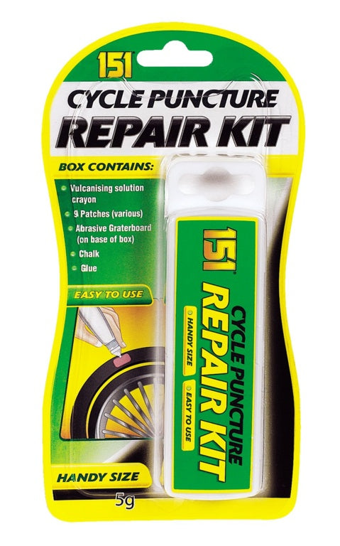 151 Cycle Puncture Repair Kit