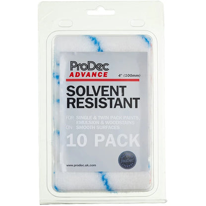 Rodo Solvent Resistant Mini Refills (10 Pack) 4"/100mm Stick
