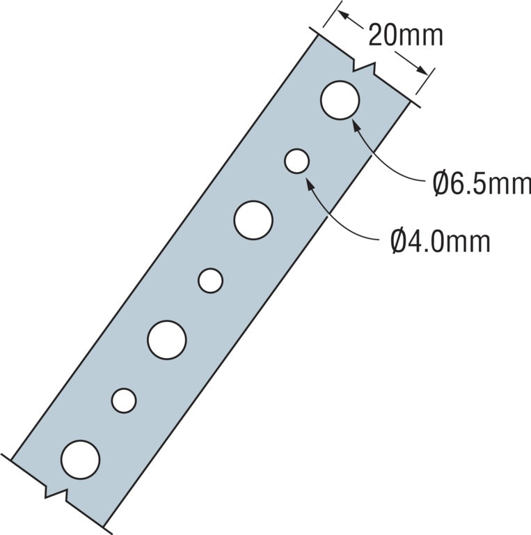 Bande de fixation pour attaches Simpson Strong