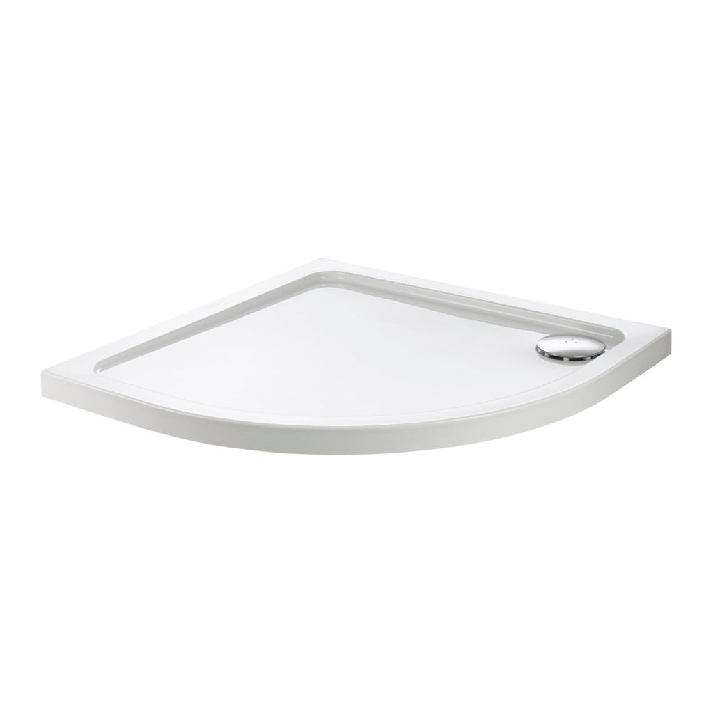 SupaPlumb High Wall ABS Cap Quad Stone Resin Shower Tray