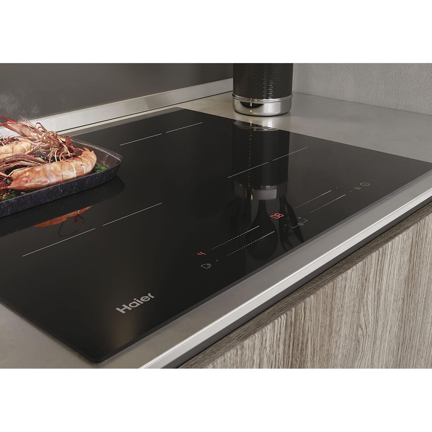 Haier Pyrolytic Oven + Compact AirFry Oven + Wi-Fi Induction Hob Bundle