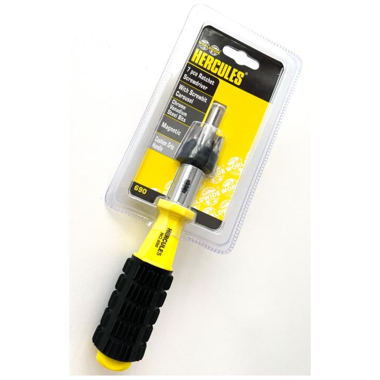 Hercules Ratchet Screwdrivers (7 Piece)