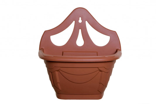 Whitefurze 56446 31cm Venetian Wall Planter Terracotta