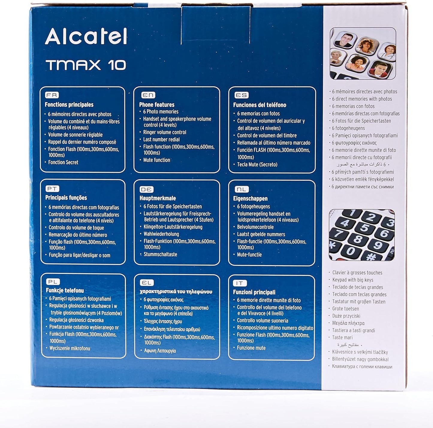 Alcatel Extra Comfort White Telephone